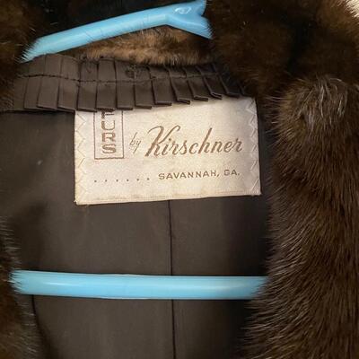 Three Fur and Leather Ladies Coats with Fur & Mink Hat