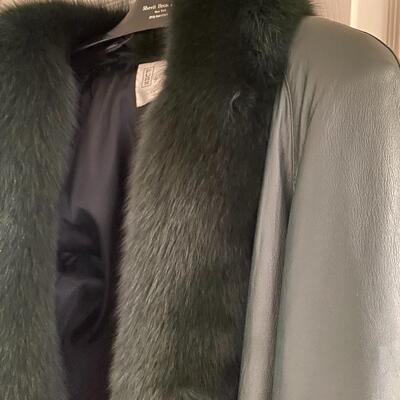 Three Fur and Leather Ladies Coats with Fur & Mink Hat