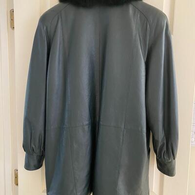 Three Fur and Leather Ladies Coats with Fur & Mink Hat