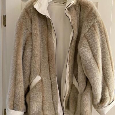 Three Fur and Leather Ladies Coats with Fur & Mink Hat