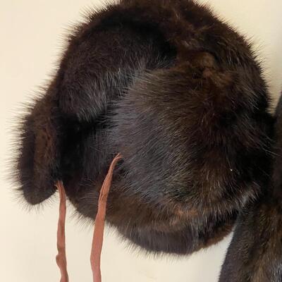 Three Fur and Leather Ladies Coats with Fur & Mink Hat