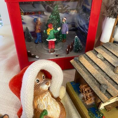 German Music Boxes and Vintage Christmas Items