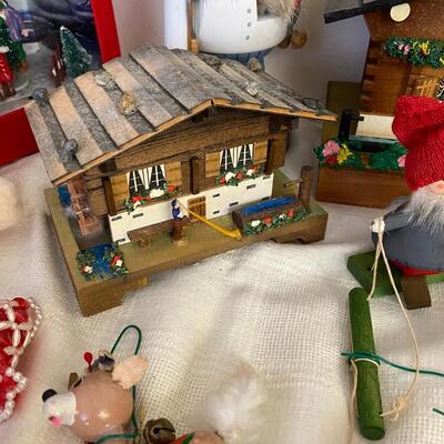German Music Boxes and Vintage Christmas Items
