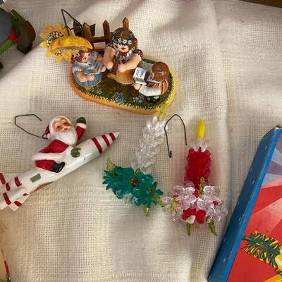 German Music Boxes and Vintage Christmas Items
