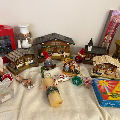 German Music Boxes and Vintage Christmas Items