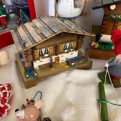 German Music Boxes and Vintage Christmas Items