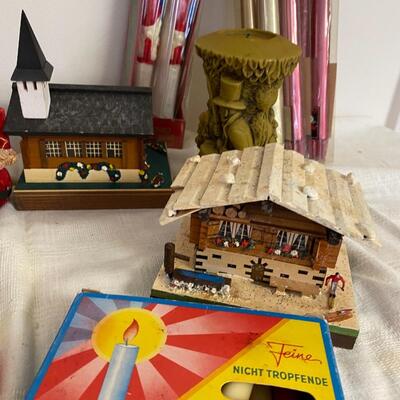 German Music Boxes and Vintage Christmas Items