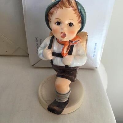 Lot 2 Hummels Ride Into Christmas & School Boy