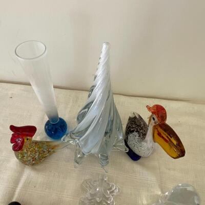 Blown Glass Figurines .