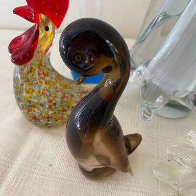 Blown Glass Figurines .