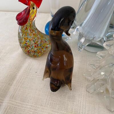 Blown Glass Figurines .