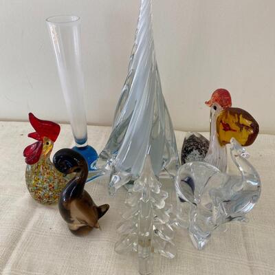Blown Glass Figurines .