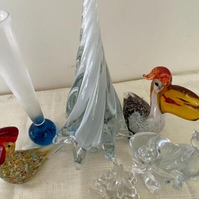 Blown Glass Figurines .