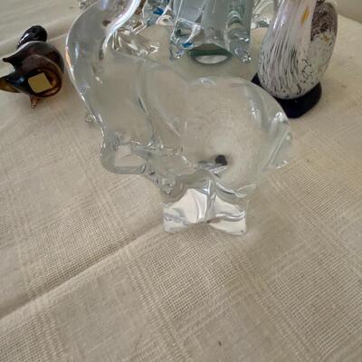 Blown Glass Figurines .