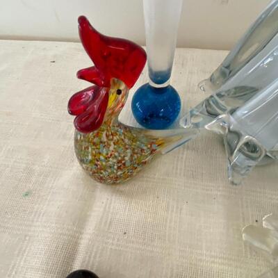 Blown Glass Figurines .