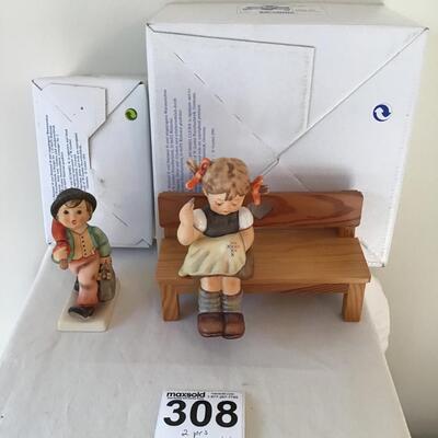 Lot 2 Hummels Nimble Fingers & Merry Wanderer