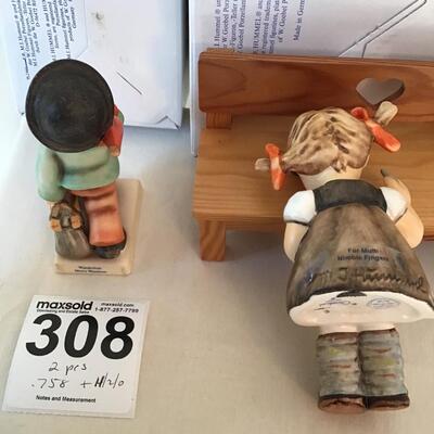 Lot 2 Hummels Nimble Fingers & Merry Wanderer
