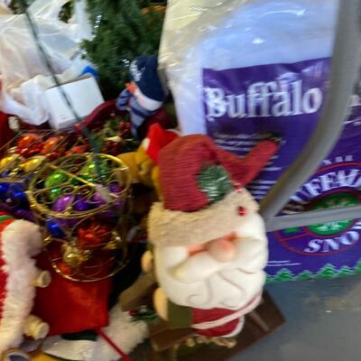 BiG Assortment of Christmas Decorations with Fiberoptic Christmas Tree