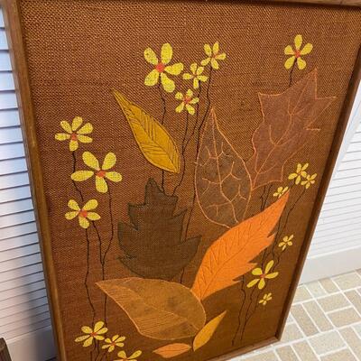 Collection of Vintage the Framed Embroidered Murray