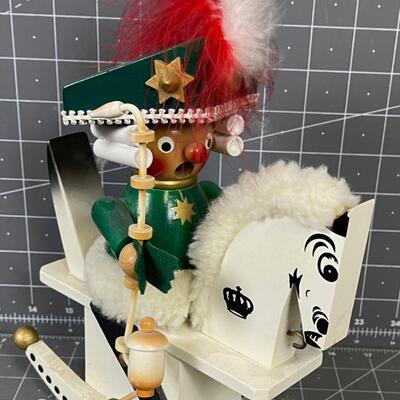 Musical Toy Soldier Smoker Rocking Horse- UNIQUE 