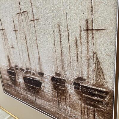 Sandcasting Art of Sailboats