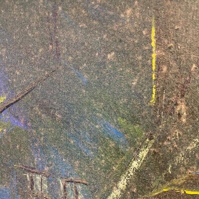 Oil on Canvas Painting Signed Laurenceau