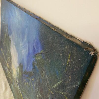 Oil on Canvas Painting Signed Laurenceau