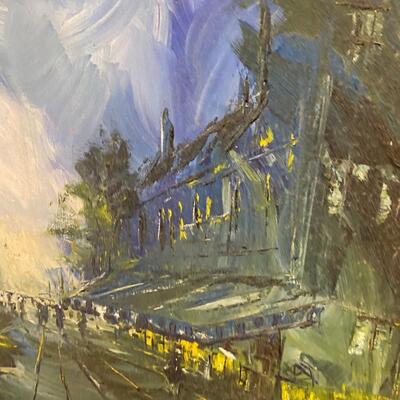 Oil on Canvas Painting Signed Laurenceau