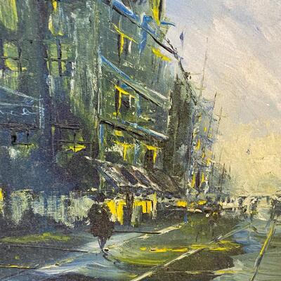 Oil on Canvas Painting Signed Laurenceau