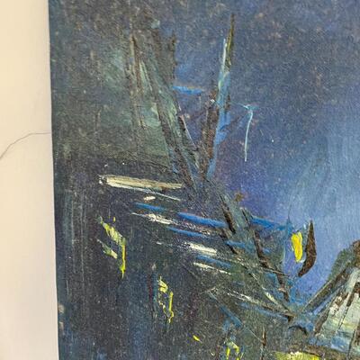 Oil on Canvas Painting Signed Laurenceau