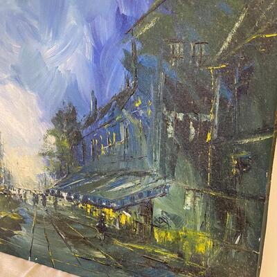Oil on Canvas Painting Signed Laurenceau
