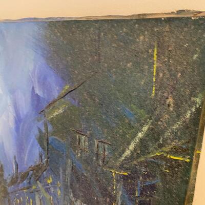 Oil on Canvas Painting Signed Laurenceau