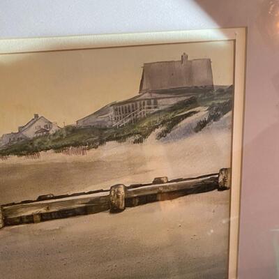 Beach Seashore Print Signed Steven Jordan