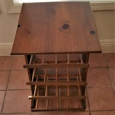 Lot #128  Mid-Century Newspaper/Magazine Rack