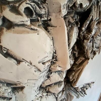 Sculpture Wall Art of Womanâ€™s Face