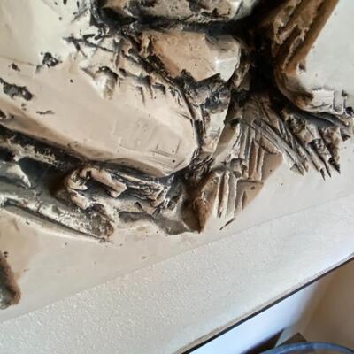 Sculpture Wall Art of Womanâ€™s Face