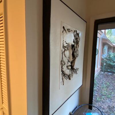 Sculpture Wall Art of Womanâ€™s Face