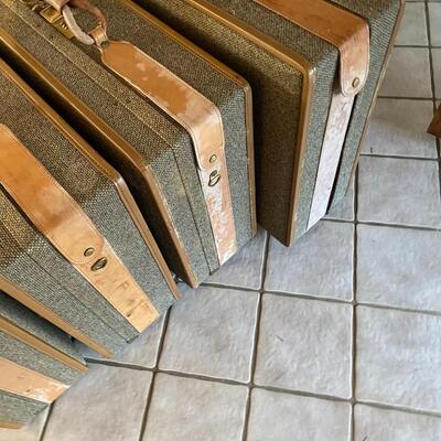 Set of Vintage Hartmann Suitcases Luggage