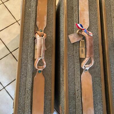 Set of Vintage Hartmann Suitcases Luggage