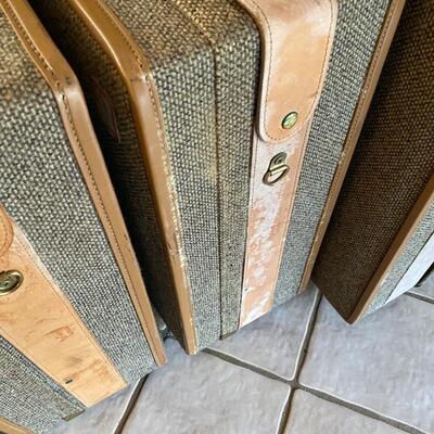 Set of Vintage Hartmann Suitcases Luggage