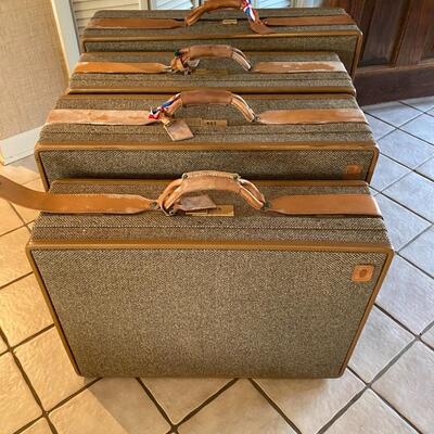 Set of Vintage Hartmann Suitcases Luggage