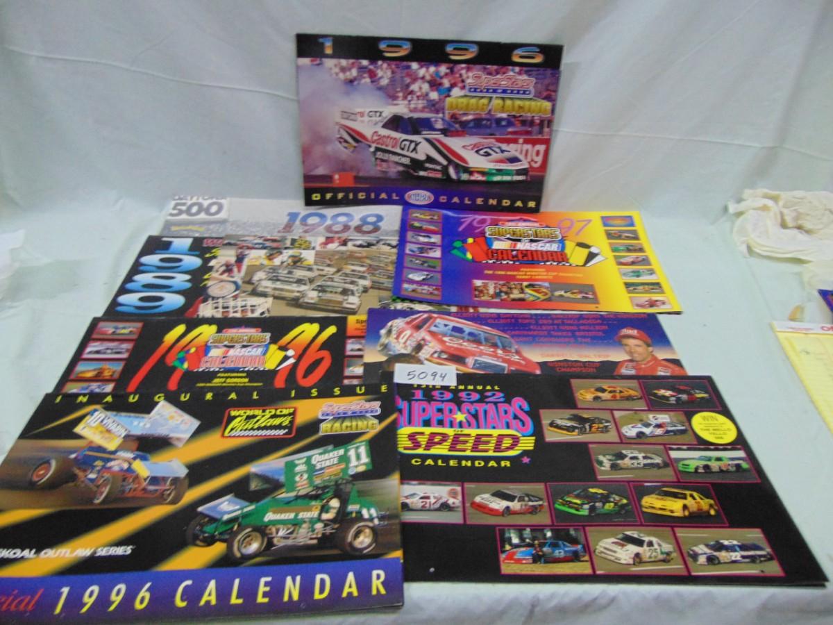 Item 5095 Nascar calendars