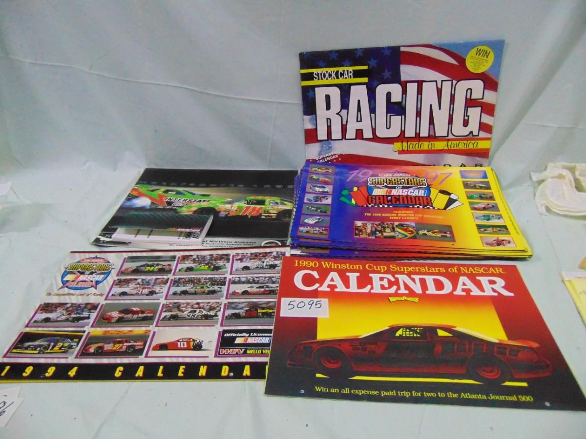 Item 5095 Nascar calendars