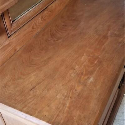 Lot #132  Antique Turn of the Century Dresser with Mirror