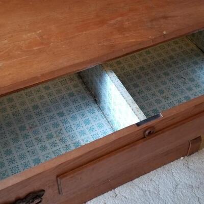 Lot #132  Antique Turn of the Century Dresser with Mirror