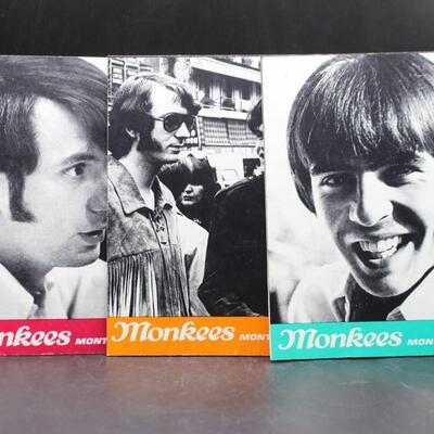 Vintage Lot of The Monkees Monthly Magazines