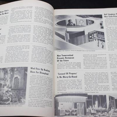 Pair of Vintage 1967 Disneyland Magic Kingdom Club Disney News Magazines