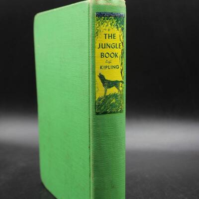 Vintage The Jungle Book by Rudyard Kipling Library School Used Hardcover Book