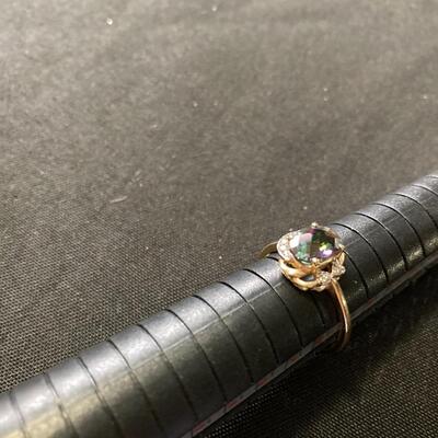 14k Gold and Alexandrite Ring Size 7