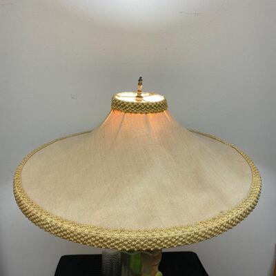 Vintage Mid Century Modern Chalkware Table Lamp Reglor of California 1950